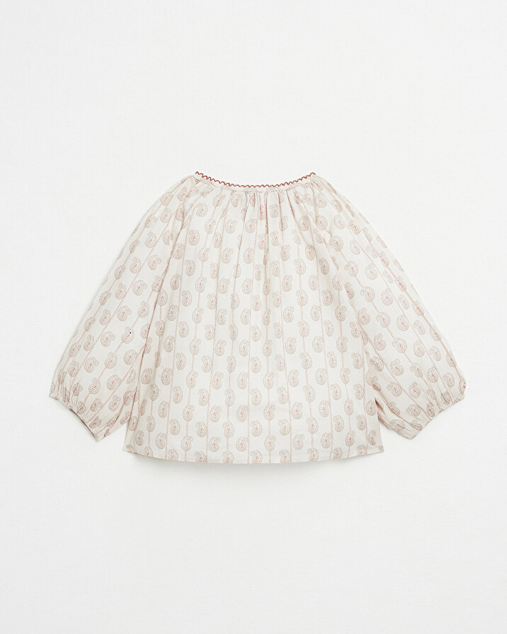 Long-sleeved blouse Floral print  Natalys