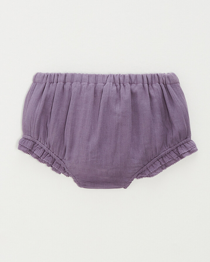 Cotton gauze bloomer Purple colour  Natalys
