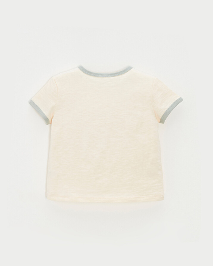 Kid' short-sleeved tee-shirt Off-white colour  Natalys