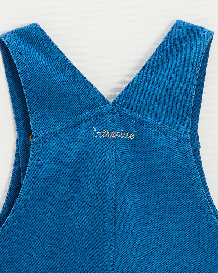 Long twill dungarees Blue colour  Natalys