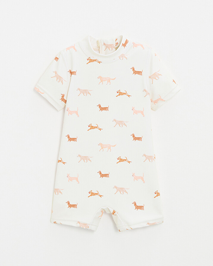 Anti-UV swimsuit Dog print  Natalys