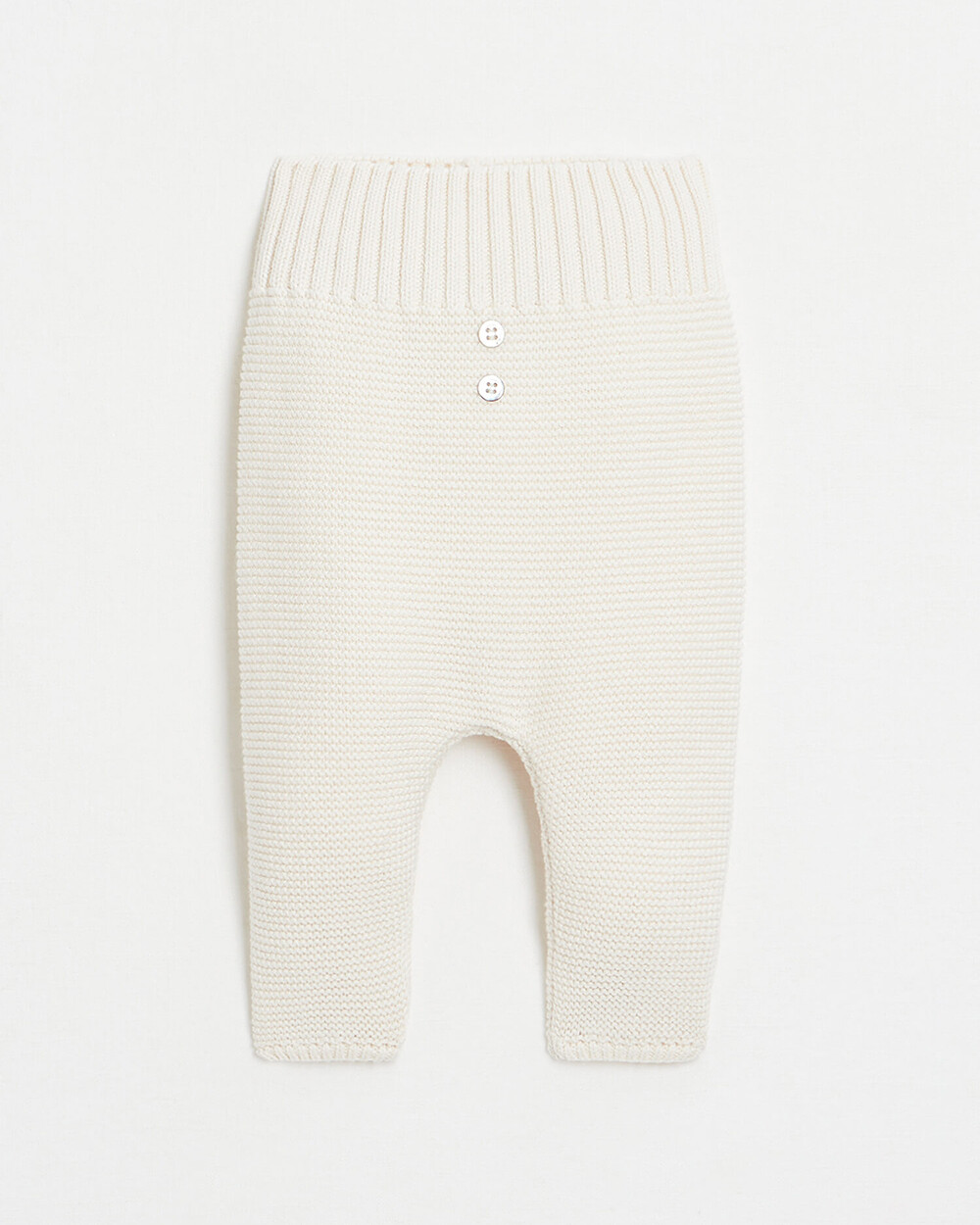 Footless knitted pants Off-white colour  Natalys