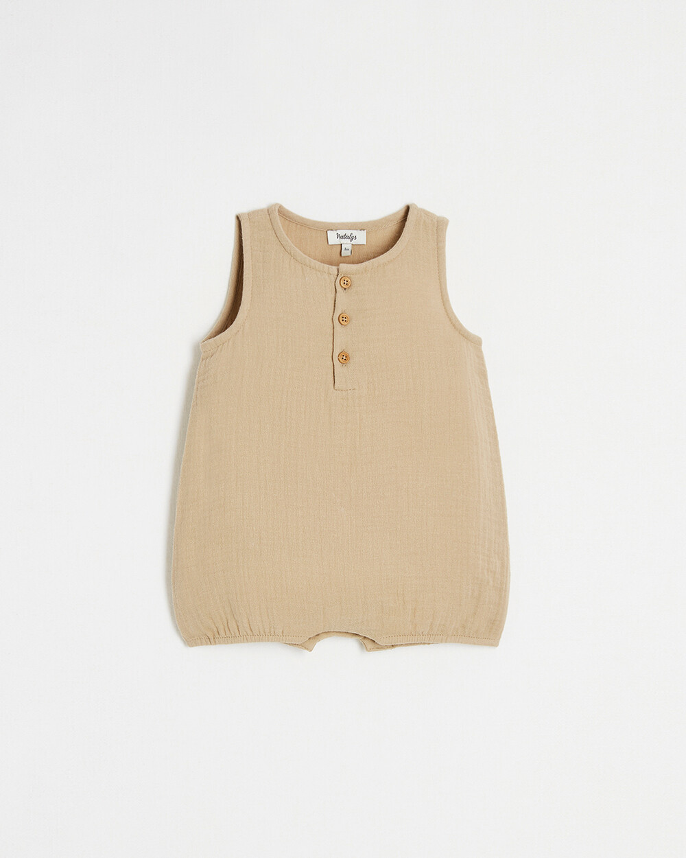 Cotton gauze jumpsuit Camel colour  Natalys