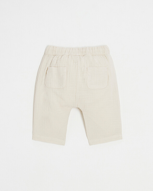 Cotton gauze pants Beige colour  Natalys