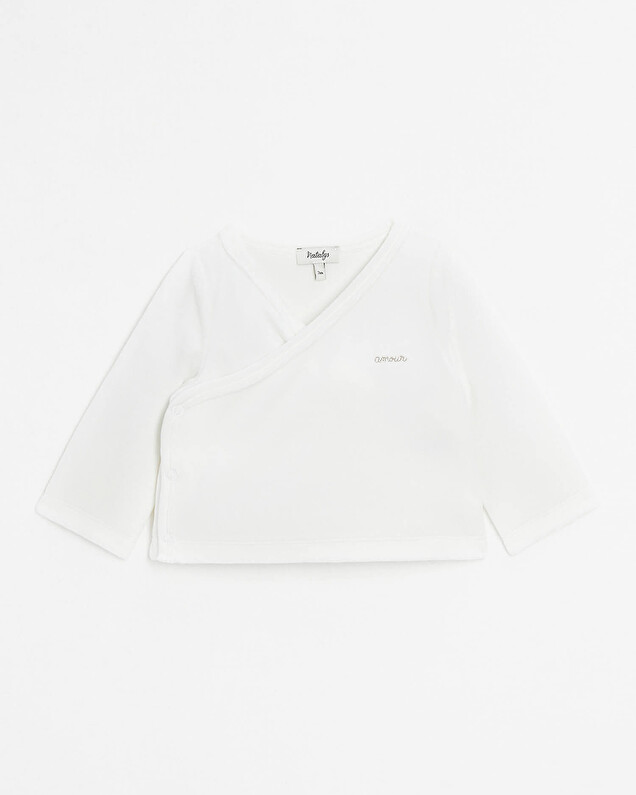 Velvet bra Off-white colour  Natalys