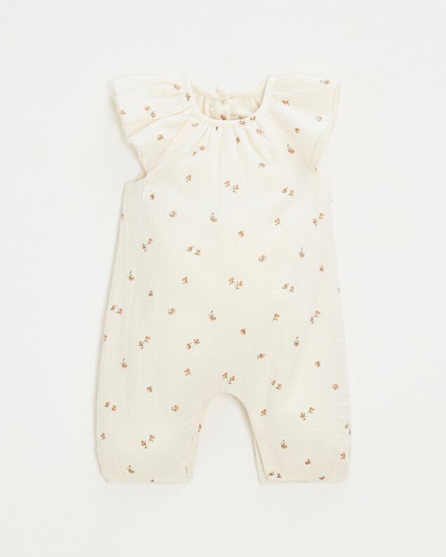Cotton gauze jumpsuit Floral print  Natalys