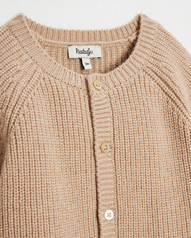 Merino wool jumpsuit Camel colour  Natalys
