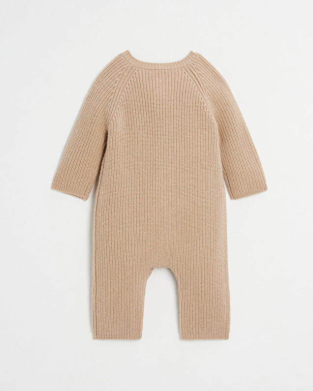 Merino wool jumpsuit Camel colour  Natalys