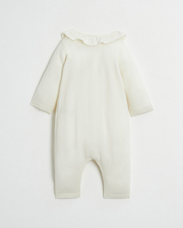 Cashmere knitted jumpsuit Off-white colour  Natalys