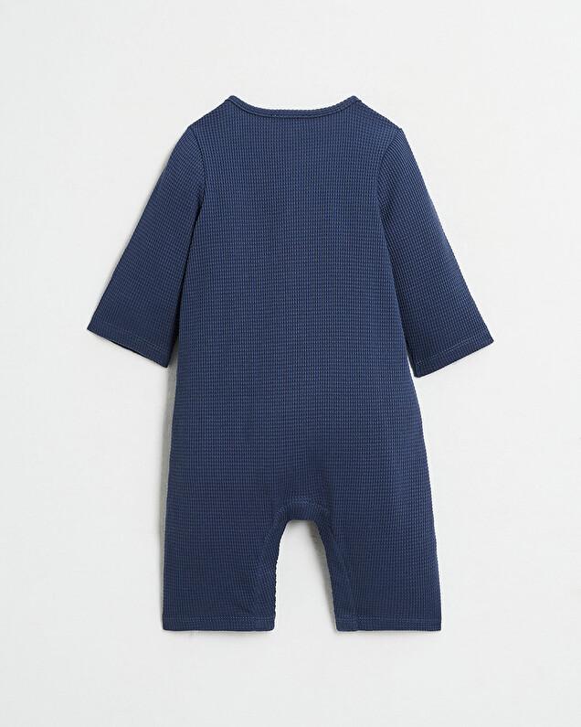Footless long jumpsuit Blue colour  Natalys