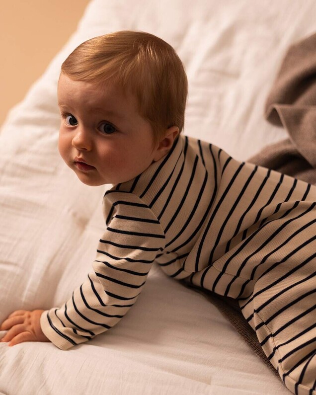 Striped jumpsuit Natural colour  Natalys
