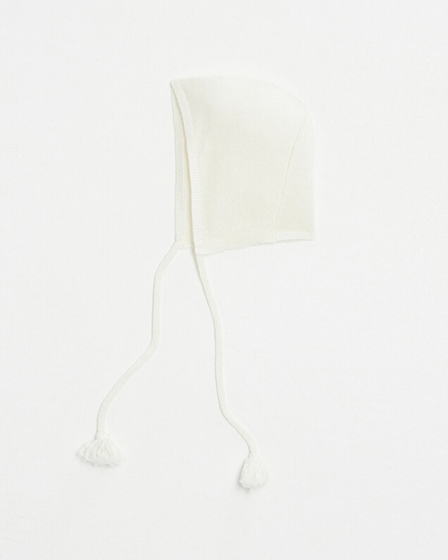 Cashmere hat Off-white colour  Natalys