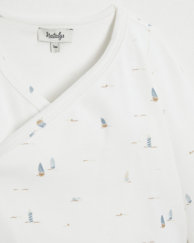 Crossed bra Boat print Natalys