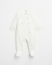 Velvet onesie Boat print  Natalys