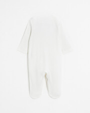 Love embroidered onesie Off-white colour  Natalys