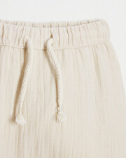 Cotton gauze pants Beige colour  Natalys
