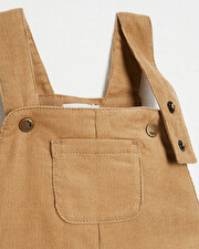 Velvet long overalls Camel colour  Natalys