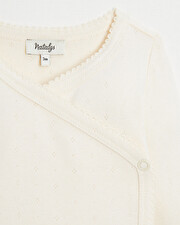Fancy crossed bodysuit Chalk colour  Natalys