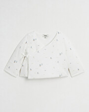 Crossed bra Boat print  Natalys