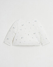 Crossed bra Boat print  Natalys