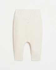 Footless knitted pants Off-white colour  Natalys