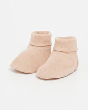 Fancy openwork slippers Pink colour  Natalys