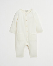 Cashmere knitted jumpsuit Off-white colour  Natalys