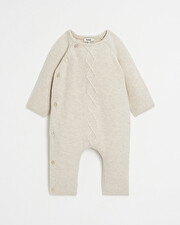 Knitted jumpsuit Mottled beige colour  Natalys