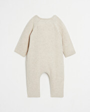 Knitted jumpsuit Mottled beige colour  Natalys