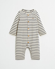 Striped jumpsuit Natural colour  Natalys