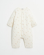 Footless long jumpsuit Floral print  Natalys