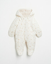 Water-repellent overalls suit Floral print  Natalys