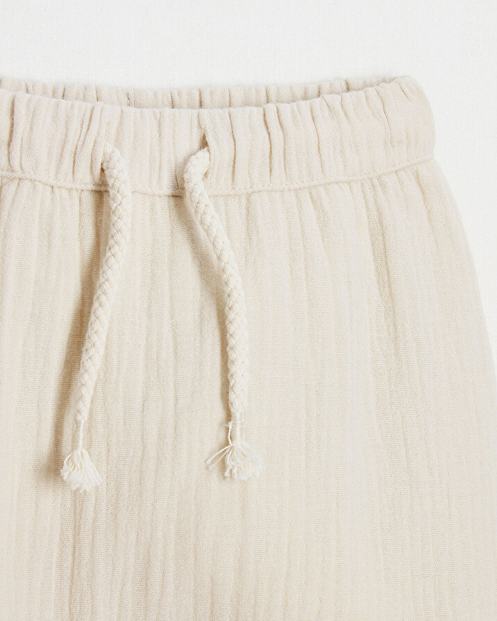 Cotton gauze pants Beige colour  Natalys