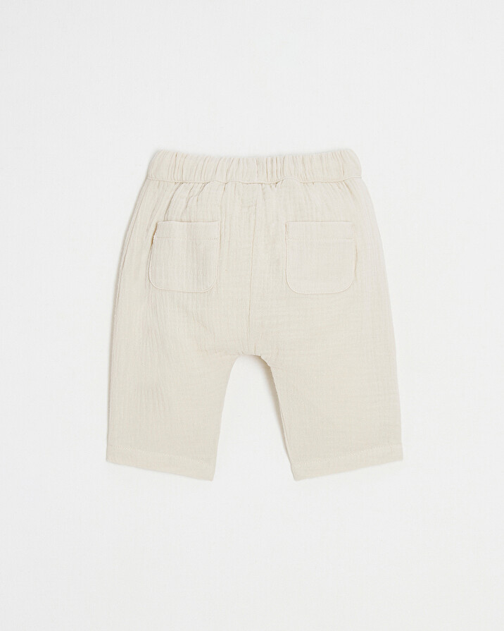 Cotton gauze pants Beige colour  Natalys