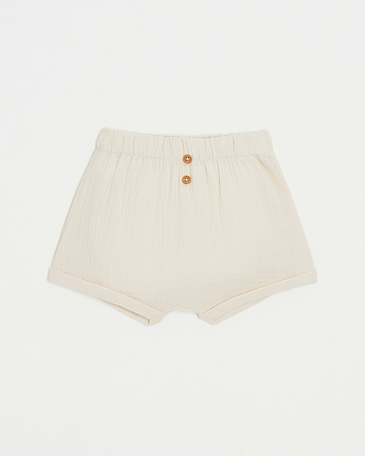 Cotton gauze shorts Beige colour  Natalys