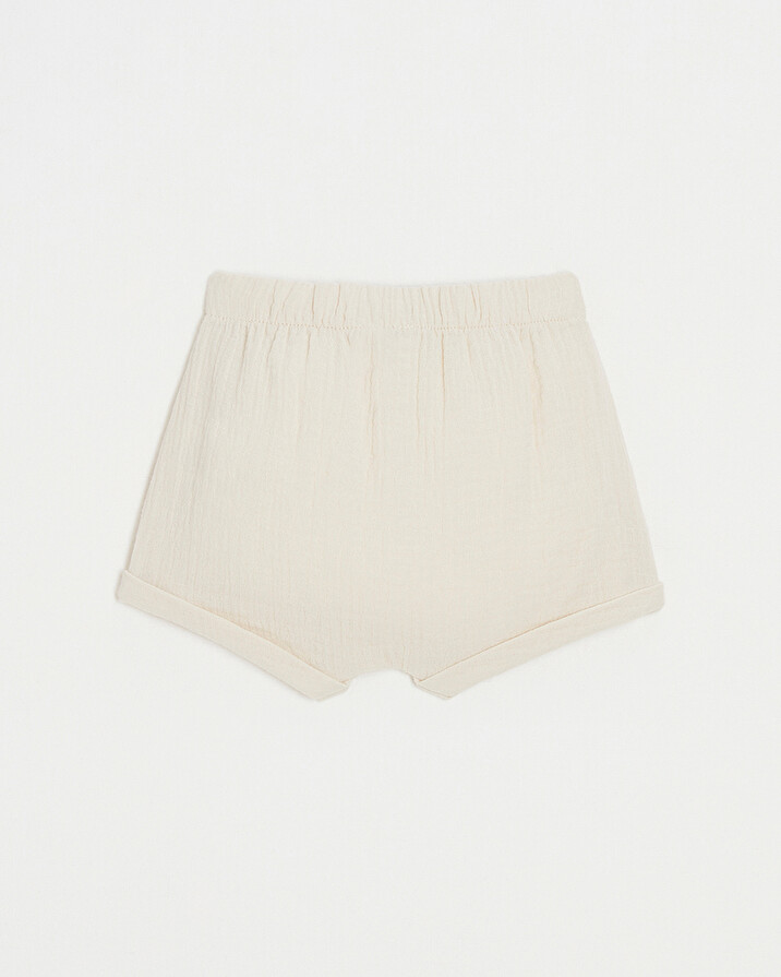 Cotton gauze shorts Beige colour  Natalys