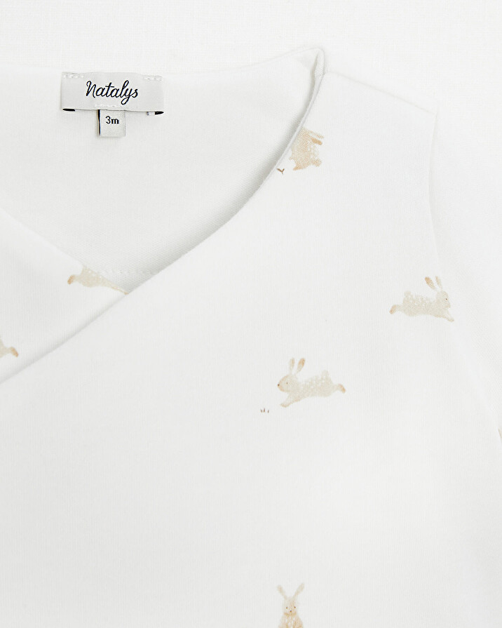 Crossed bra Bunny print  Natalys