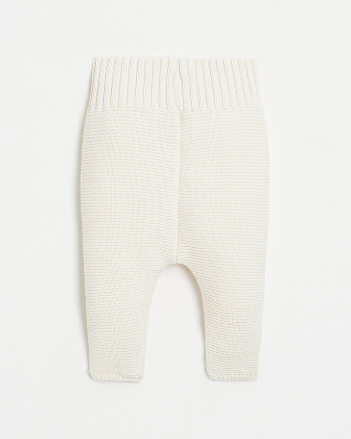 Footless knitted pants Off-white colour  Natalys