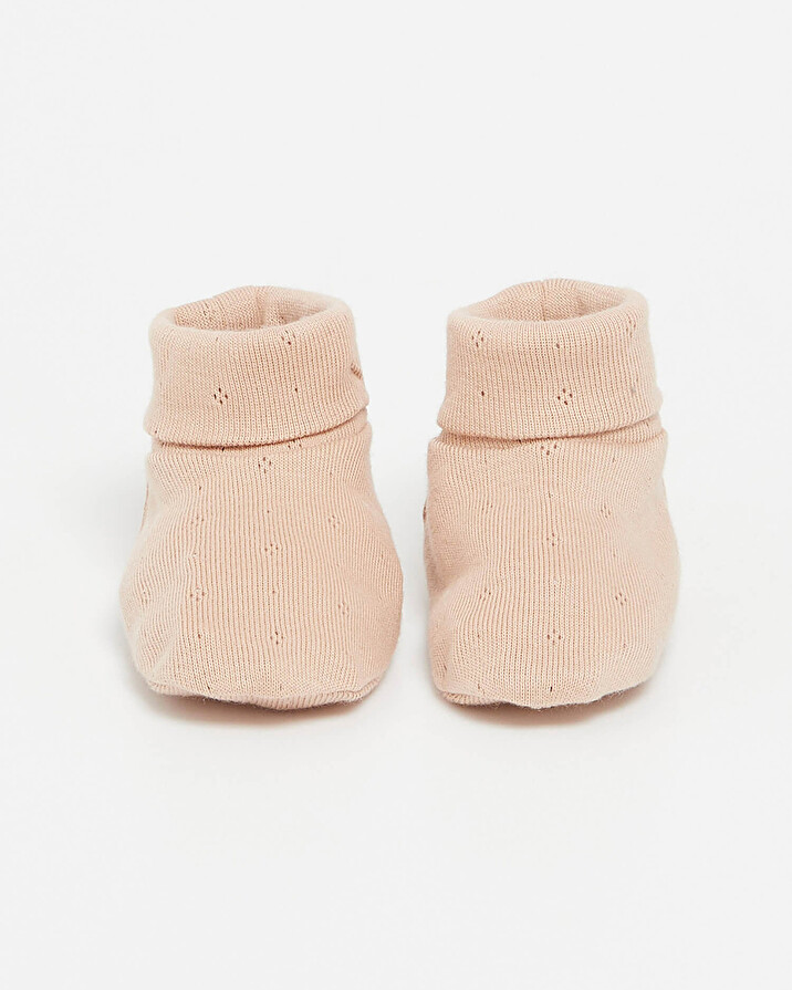 Fancy openwork slippers Pink colour  Natalys