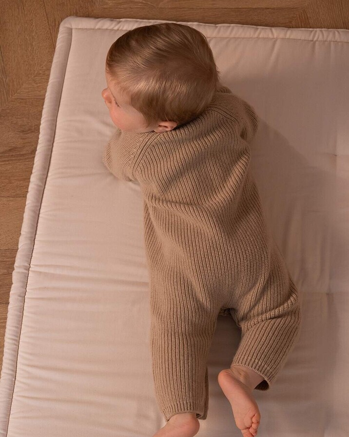 Merino wool jumpsuit Camel colour  Natalys