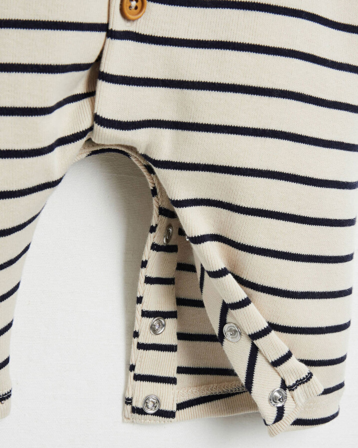 Striped jumpsuit Natural colour  Natalys