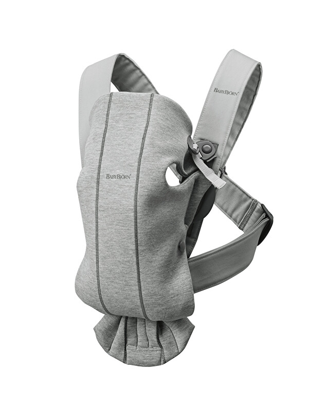 Mini Jersey 3D baby carrier Light grey Babybjörn