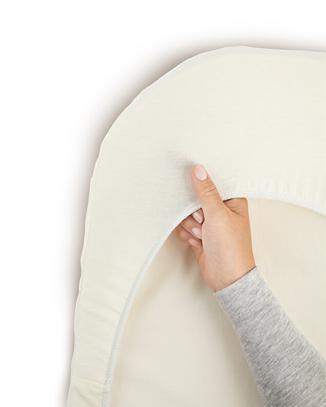 Cot sheet White  Babybjörn