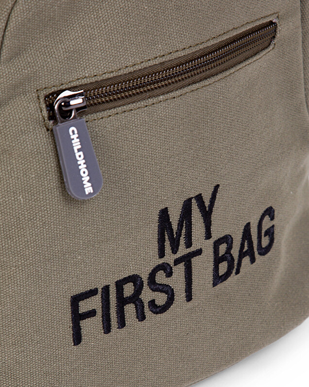 My First Bag children's backpack Khaki colour  Childhome