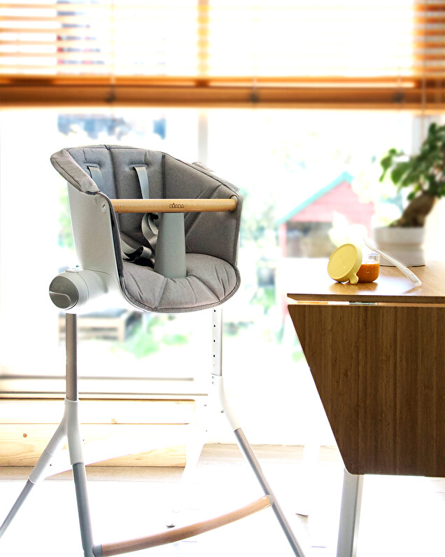 Up&Down high chair seat cushion Grey colour  Béaba