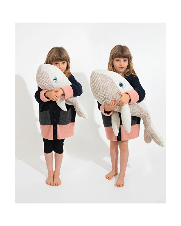 56 cm whale plush Original colours Bigstuffed