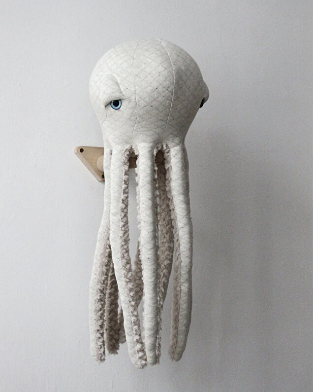 Octopus plush 56 cm Albino colours Bigstuffed