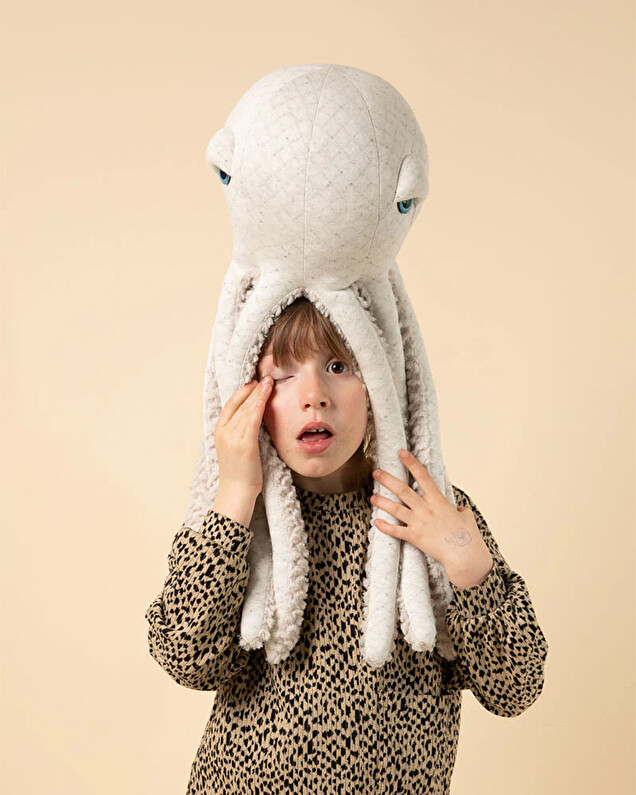 Octopus plush 56 cm Albino colours Bigstuffed