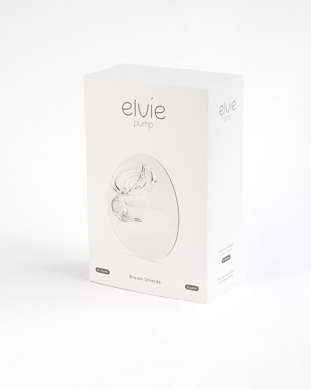 Set of 2 nipple shields Size 21 mm  Elvie