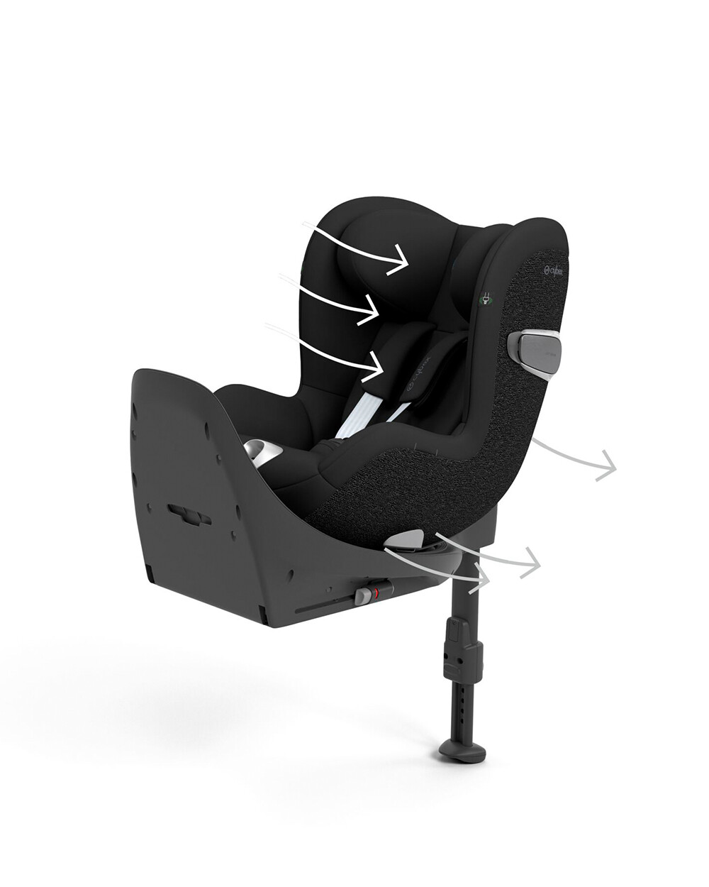 Sirona T i-Size car seat Sepia black  Cybex